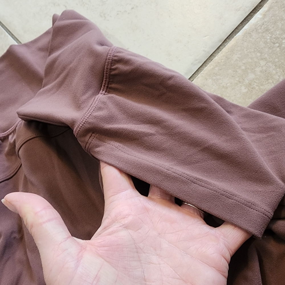 Athleta Mauve Brown High-Waist Jogger Leggings - Picture 5 of 8